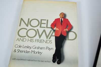 Lot 1583 - Noel Coward ephemera, to include a signed photograph, dated 1966, Noel Coward funeral order of service (with readings from Lawrence Olivier and John Gielgud, interlude performance by Yehudi Menuhin...