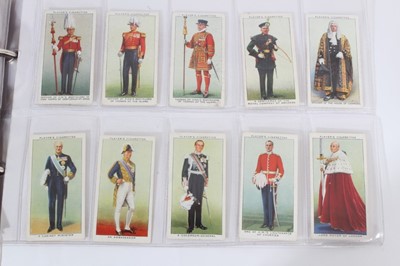 Lot 147 - Cigarette cards - Two blue binders (10/11) containing a large selection of miscellaneous cards.