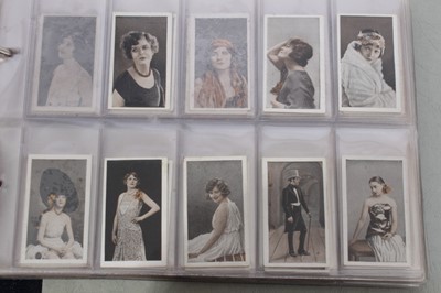 Lot 149 - Cigarette cards - A blue binder (15) containing a selection of Players, Wills etc.