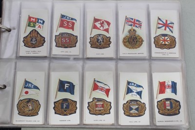 Lot 149 - Cigarette cards - A blue binder (15) containing a selection of Players, Wills etc.