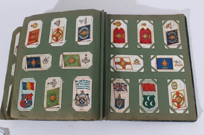Lot 150 - Cigarette cards - An old slip-in type album containing a large selection of cigarette cards.