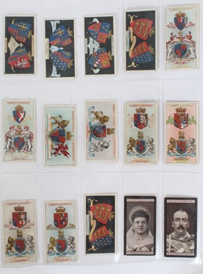Lot 151 - Cigarette cards - Grey Folder containing a large selection of odd cards and part sets.