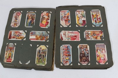 Lot 153 - Cigarette cards - Seven old albums, containing a selection of sets, part sets and odd cards.