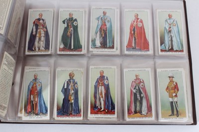 Lot 156 - Cigarette cards - Four binders containing a large selection of sets, part sets and odd cards.