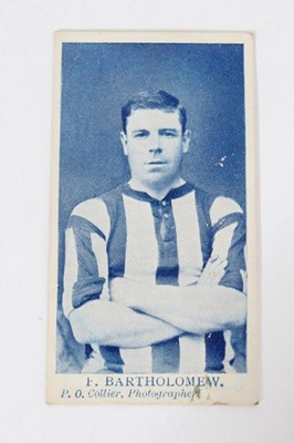 Lot 159 - Cigarette card - Single card Brigham & Coy Reading 1912. Reading Football Players - F Bartholomew.