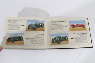Lot 161 - Trade cards - Rolls Royce 1986 Two original albums of 25 each Rolls Royce Cars A and Bentley Cars A.