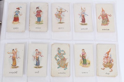 Lot 164 - Cigarette cards - Selection of Overseas Issues, mainly Far East, Siam/Burma/China.