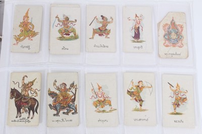 Lot 164 - Cigarette cards - Selection of Overseas Issues, mainly Far East, Siam/Burma/China.