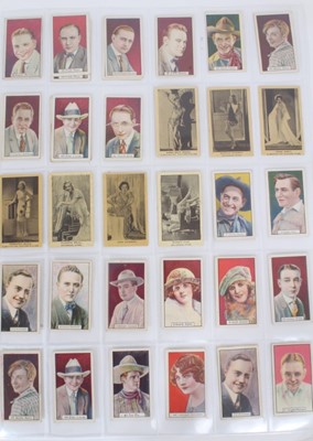 Lot 167 - Cigarette cards - Overseas issues. Large selection of Film/Screen Stars.