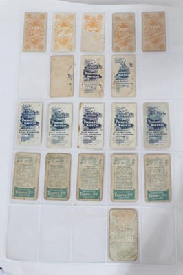 Lot 170 - Cigarette cards - Collection of 39 scarce cards in generally poor to fair condition.
