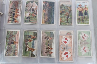 Lot 171 - Cigarette cards - Ogdens 1911-1913. Boy Scouts - Four complete sets of 50 cards. Boy Scouts (Blue back), Boy Scouts 2nd Series (Blue back), Boy Scouts 3rd Series (Blue back) and Boy Scouts 4th Seri...
