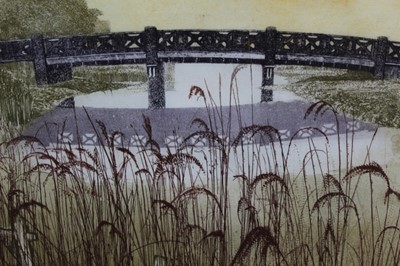 Lot 1120 - *Charles Bartlett etching Iron Bridge