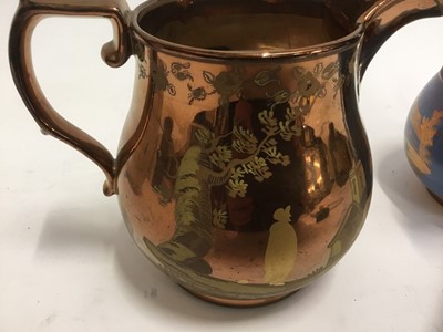 Lot 263 - Three rare Regency lustre jugs, named and dated