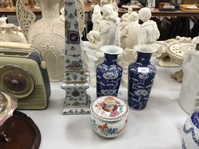 Lot 210 - lot 18th century and later Chinese porcelain and decorative porcelain