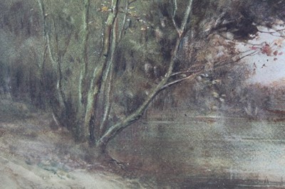 Lot 263 - Charles Harrington (1865-1943) watercolour, The Haunt of the Kingfisher 
Provenance:  The Chris Beetles Gallery