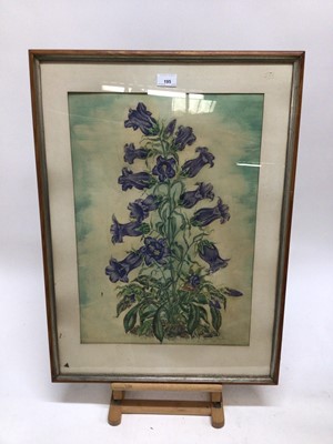 Lot 195 - Joachim Dinter, watercolour, Floral, signed and dated 42