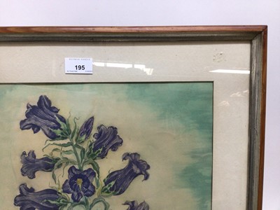 Lot 195 - Joachim Dinter, watercolour, Floral, signed and dated 42