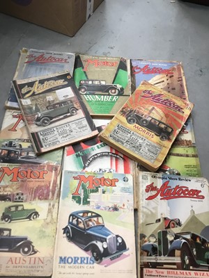 Lot 224 - Collection 1930s The Autocar and The Motor magazines (15) plus other car magazines