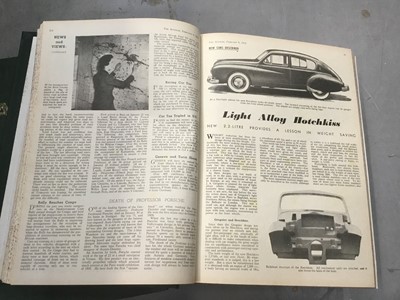Lot 167 - The Autocar magazine - two bound volumes Jan-June 1951 and Jan-Dec 1951