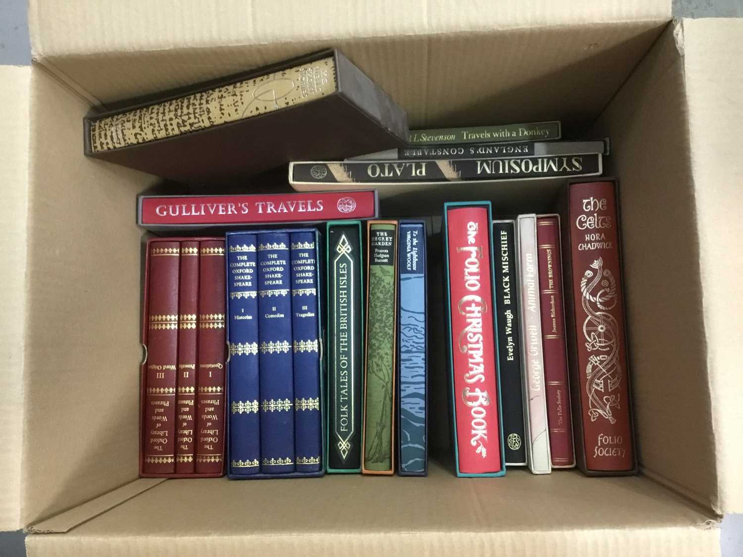 Lot 349 - Collection of Folio Society books, three boxes