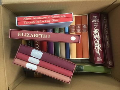 Lot 349 - Collection of Folio Society books, three boxes