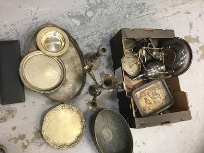 Lot 367 - Collection of silver plated items