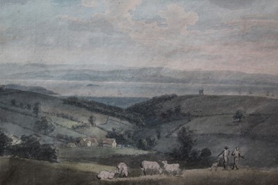 Lot 1288 - Nicholas Pocock (1740-1821) watercolour, River Avon, signed, 18cmx25cm