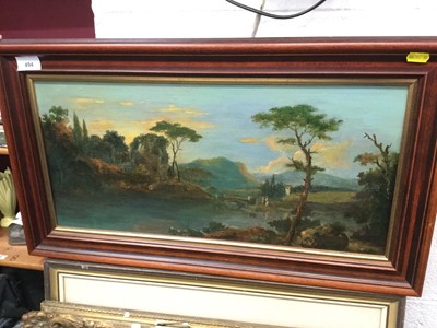 Lot 494 - Group of 19th century oils (3)