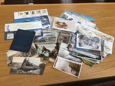 Lot 532 - Group of stamps, postcards and other ephemera