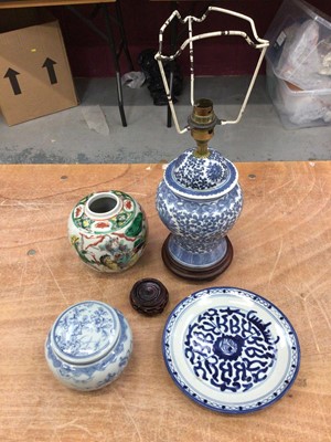 Lot 592 - Small collection of Chinese porcelain