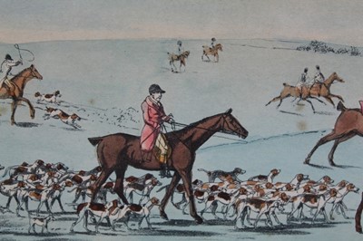 Lot 1020 - Set of four hunting prints