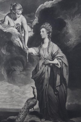 Lot 1316 - John Dixon after Joshua Reynolds 1771 mezzotint Mrs Blake as Juno 
Provenance: Christies