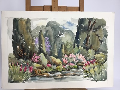 Lot 252 - Dorothy Livermore (Bishop), large group of watercolours landscapes, signed