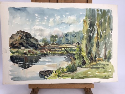 Lot 252 - Dorothy Livermore (Bishop), large group of watercolours landscapes, signed