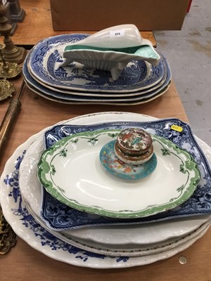 Lot 454 - Poole pottery shell vase and lot ashets