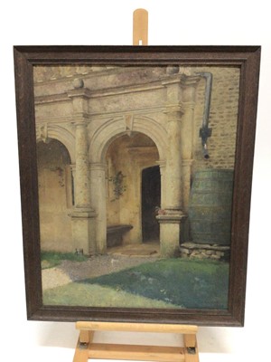 Lot 79 - Thomas Bowman Garview (1859-1942), oil on canvas, Manor House, Hambleton, Rutland