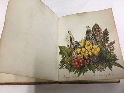 Lot 658 - Victorian family photo album