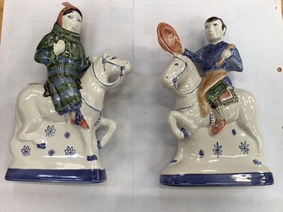 Lot 634 - Six Rye Pottery 'The Canterbury Tales' figures