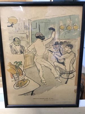 Lot 272 - Toulouse-Lautrec three original plates from Le Rire
