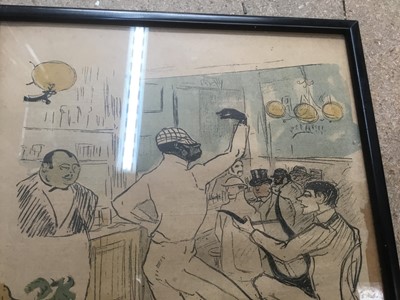 Lot 272 - Toulouse-Lautrec three original plates from Le Rire