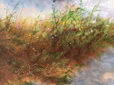 Lot 266 - Andrew Grant Kurtis (contemporary) oil on canvas, landscape