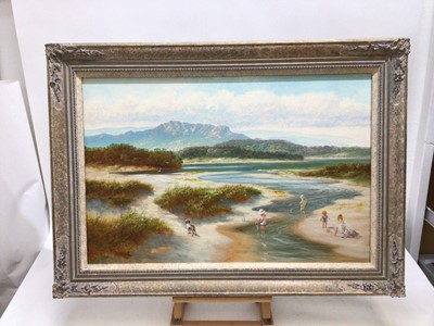 Lot 266 - Andrew Grant Kurtis (contemporary) oil on canvas, landscape