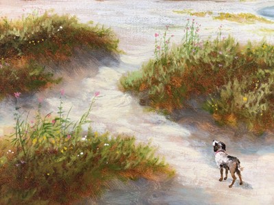 Lot 266 - Andrew Grant Kurtis (contemporary) oil on canvas, landscape