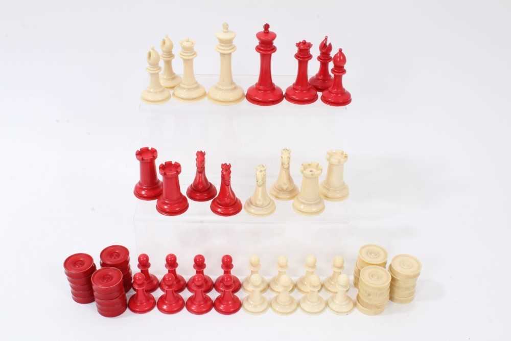 Lot 830 - Fine 19th century Jaques, Staunton pattern,