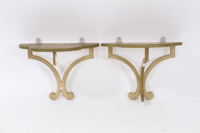 Lot 877 - A pair of vintage Colefax and Fowler wall brackets. 
Provenance: From a commission for Lord and Lady David Cholmondeley