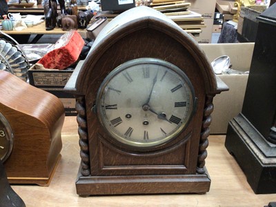 Lot 737 - Three early 20th Century mantel clocks
