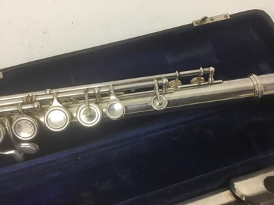 Lot 2110 - Early 20th century Italian silver flute by Barlassina Giuseppe Milano Brevettato in fitted case