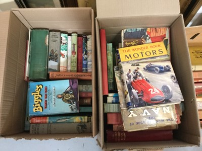 Lot 424 - Three boxes of children's books including Biggles (3 boxes)