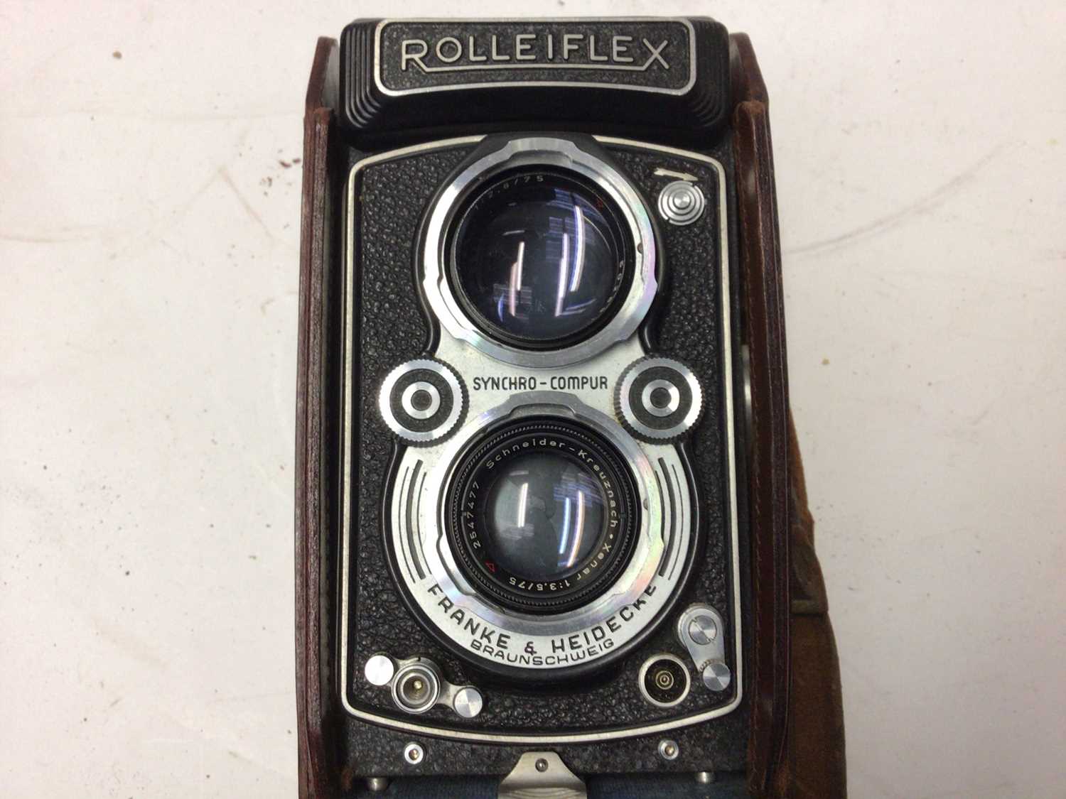 Lot 2150 - Rolleiflex camera and tripod