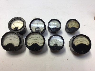 Lot 2255 - Box of voltmeters etc